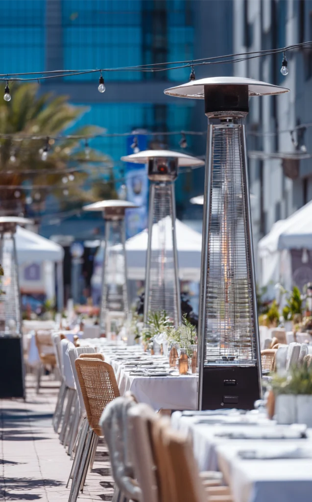 Kiralık Isıtıcı, Organizasyonlar için kiralık ayaklı ısıtıcı